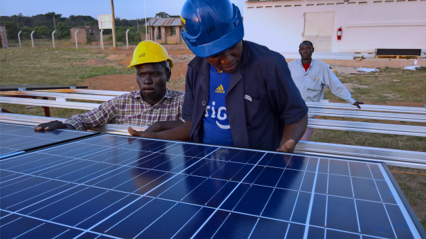 installing solar panels